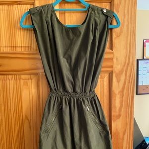 Suede dress